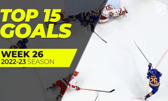Must-See NHL Goals of Week 26 | Sabres, Devils, Avalanche | 2022-23 Season