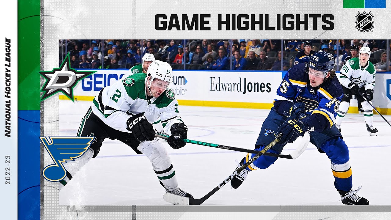 Stars @ Blues 4/12 | NHL Highlights 2023