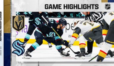 Golden Knights @ Kraken 4/13 | NHL Highlights 2023