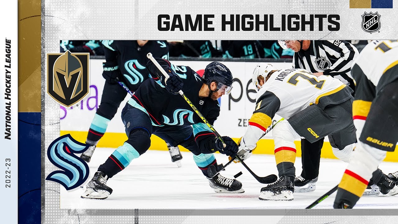 Golden Knights @ Kraken 4/13 | NHL Highlights 2023