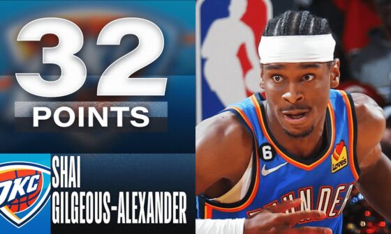 Shai Gilgeous-Alexander GOES OFF For 32 Points In Thunder #ATTPlayIn W! | April 12, 2023
