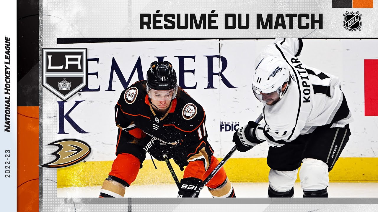 Kempe sonne la charge pour les Kings | Kings @ Ducks | Faits saillants en français 13/04