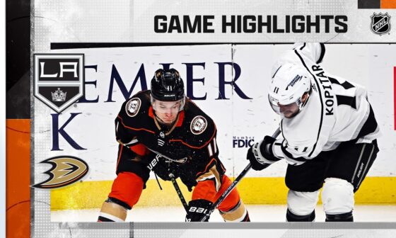 Kings @ Ducks 4/13 | NHL Highlights 2023