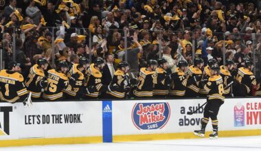 Who else but PASTRNAK?!? Pasta scores Boston's 1st playoff goal