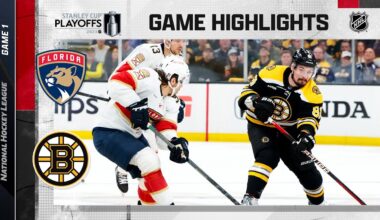 First Round, Gm 1: Panthers @ Bruins 4/17 | NHL Highlights 2023