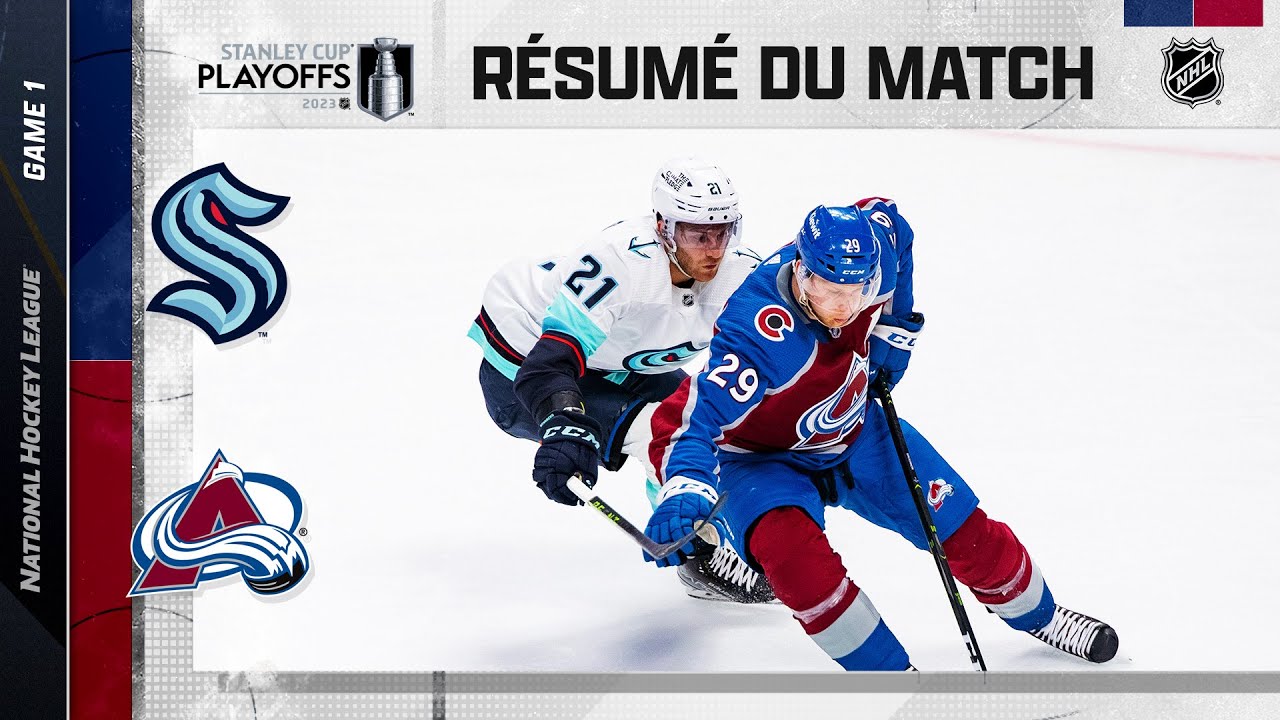 Faits saillants, match no 1 Kraken vs Avalanche