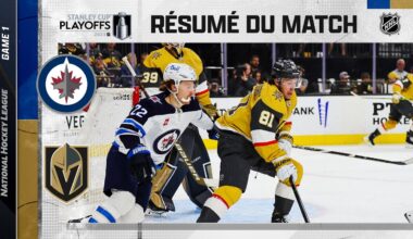 Faits saillants, match no 1 Golden Knights vs Jets