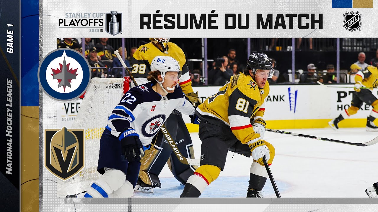 Faits saillants, match no 1 Golden Knights vs Jets