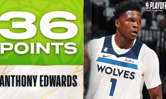 Anthony Edwards GOES OFF For 36 Points In Game 3! | April 21, 2023