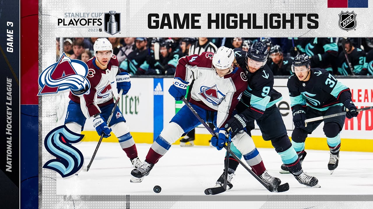 Avalanche @ Kraken; Game 3, 4/22 | NHL Playoffs 2023 | Stanley Cup Playoffs