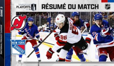 Faits saillants, match no 3 Devils vs Rangers