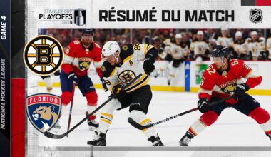 Faits saillants, match no 4 Bruins vs Panthers