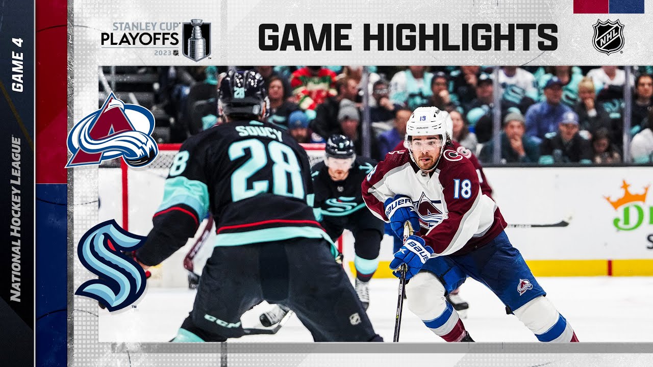 Avalanche @ Kraken; Game 4, 4/24 | NHL Playoffs 2023