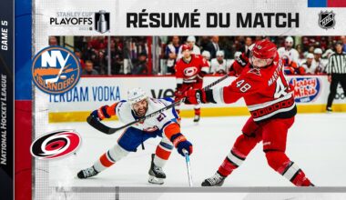Faits saillants, match no 5 Islanders vs Hurricanes