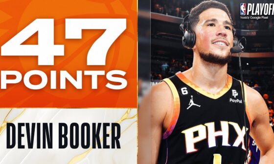Devin Booker GOES OFF For Career-High Tying 47 Points In Suns Game 5 W!| April 25, 2023 #PlayoffMode