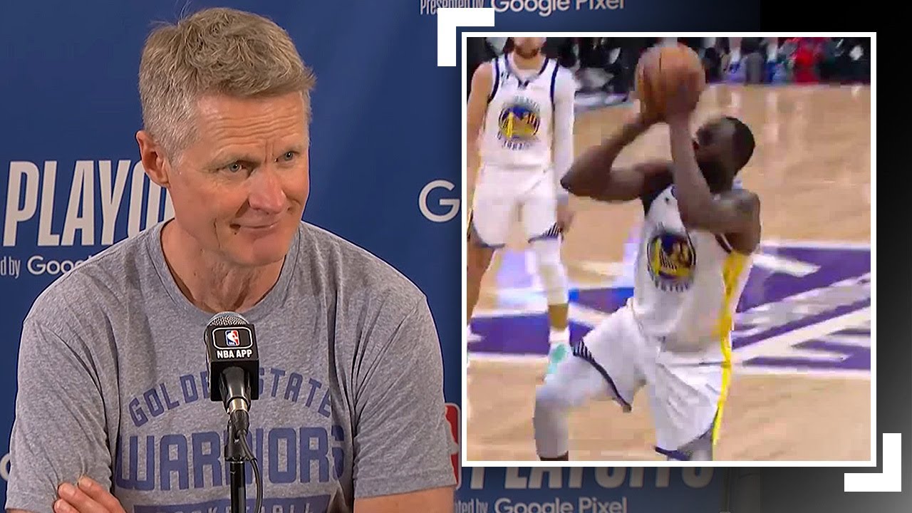 "Draymond Nowitzki" - Warriors Talk Draymond's 4th Quarter Fadeaway In Game 5! 😂 | April 26, 2023