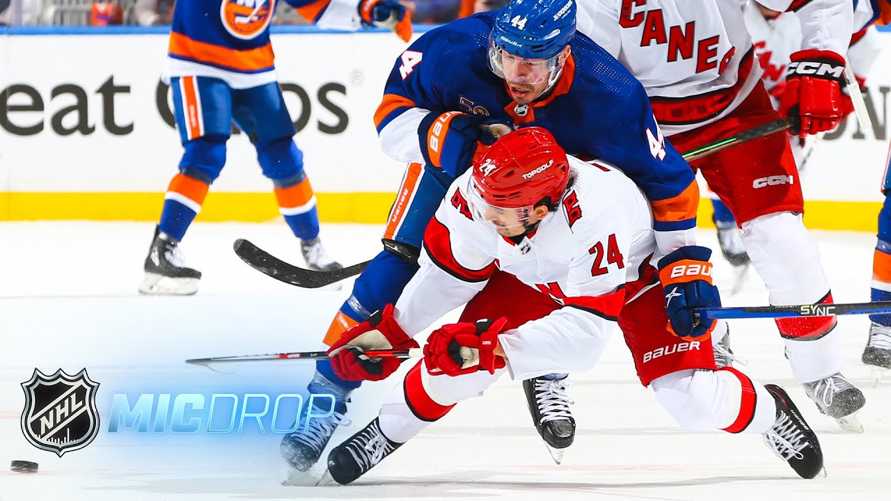 Seth Jarvis, Wes McCauley Mic'd Up for Game 4 of Canes vs. Isles | Mic Drop