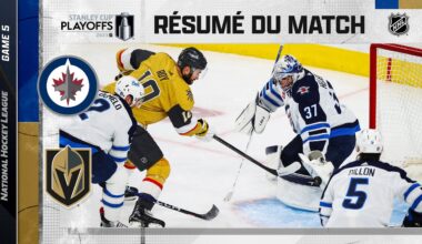 Faits saillants, match no 5 Golden Knights vs Jets