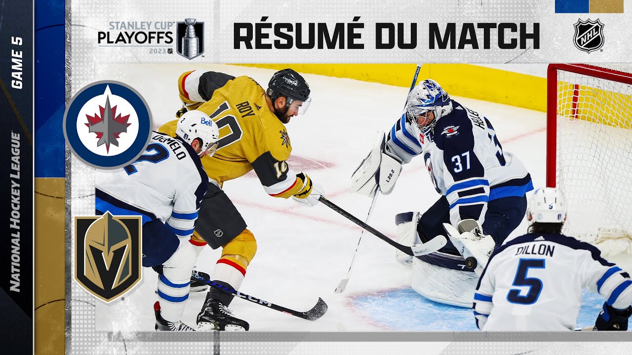 Faits saillants, match no 5 Golden Knights vs Jets