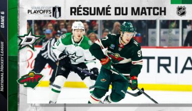Faits saillants, match no 6 Wild vs Stars