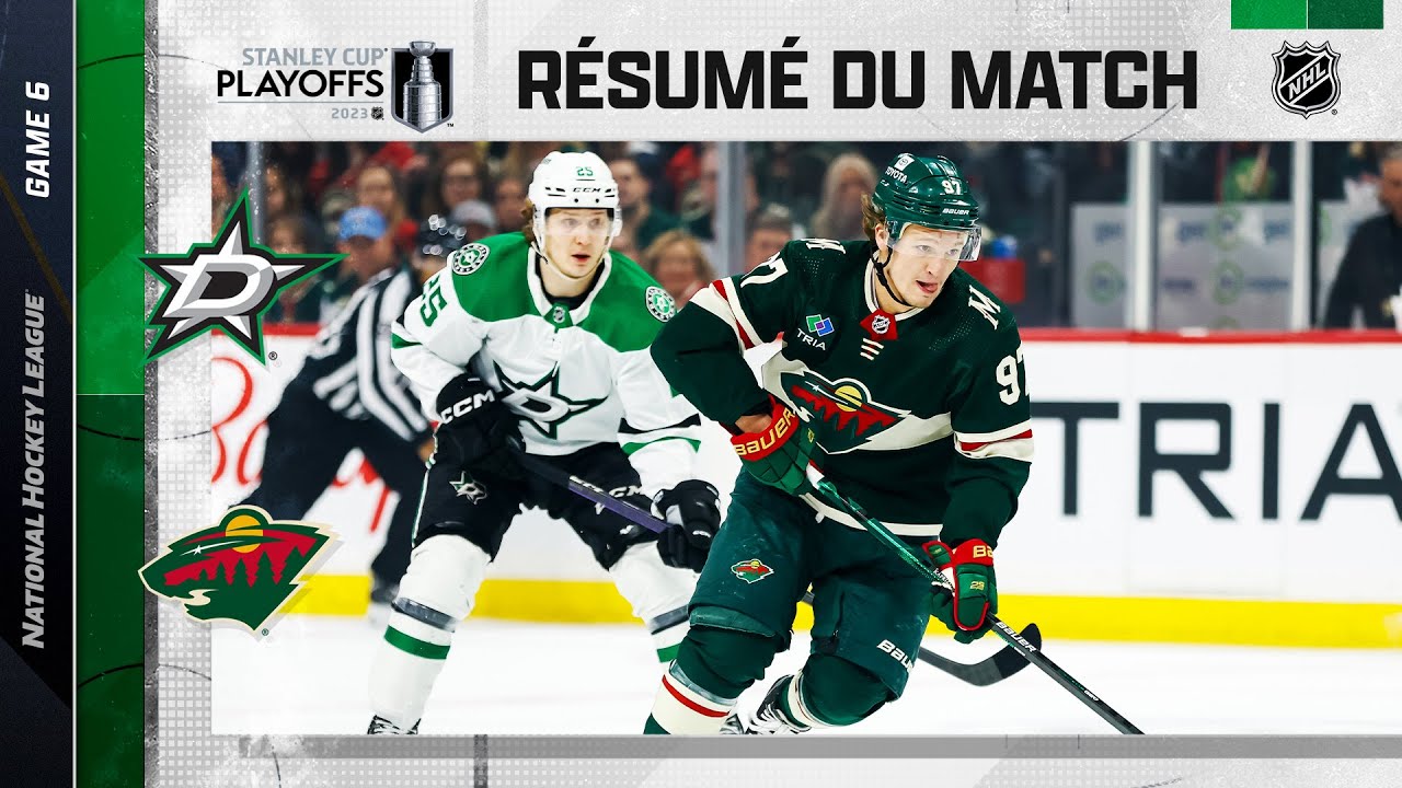 Faits saillants, match no 6 Wild vs Stars
