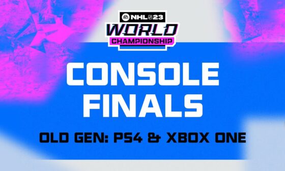EA SPORTS™ NHL 23 World Championship™ | Console Semi Final and Final, Old Gen 👀