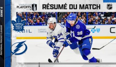 Faits saillants, match no 6 Maple Leafs vs Lightning