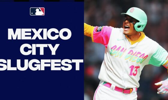 Mexico City slugfest! Padres, Giants combine for 11 homers in first game of Mexico City Series!