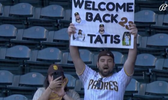 MY SIGN WAS ON TV DURING TATIS’s FIRST AB!
