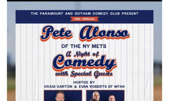 Pete Alonso Comedy Night