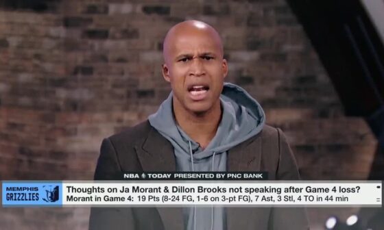 [Richard Jefferson] on Ja Morant and Dillon Brooks declining to speak with media: "You can't talk the talk and then not walk the walk. ... If you're not going to talk to the media after two straight games, that to me is cowardice."