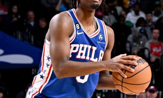 [NBACentral] Executives around the league increasingly are saying that Tyrese Maxey is headed for a max contract extension with the Sixers, per @SeanDeveney A max deal could be worth five years and about $200 million for Maxey