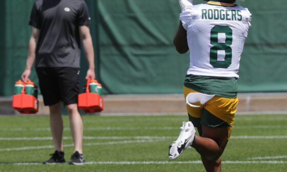 A. Rodgers wore #8 in GB in case you didn’t know.