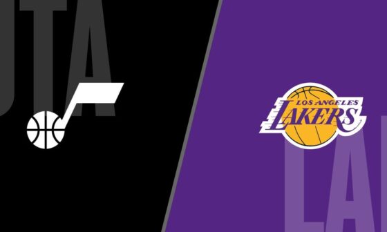 [GAME DAY THREAD] Utah Jazz @ Los Angeles Lakers | Sunday Apr 09 3:30 pm ET