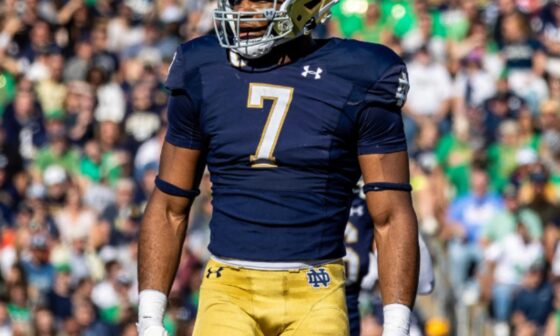 What Round Do You Believe Isaiah Foskey (Edge, Notre Dame) Will Get Taken? If He’s There at our 3rd Pick I Think We Should Snag