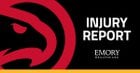 [Atlanta Hawks] An @emoryhealthcare injury report for tomorrow's game at Chicago: Trae Young (non-COVID illness): Questionable, De’Andre Hunter (bone bruise and muscle strain, left knee): Out