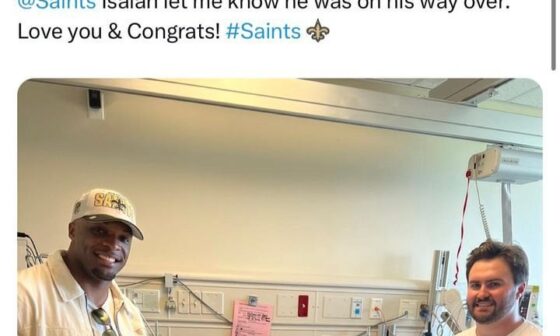 Isaiah Foskey spent his Draft night visiting one of his best friends grandfather who was placed on life support. 🙏 (H/t Gunnar Rask)