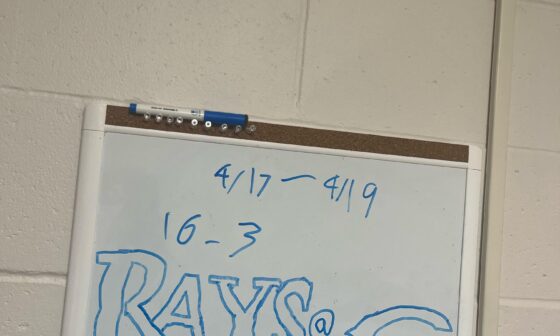 I’ve been drawing each series for the Rays for this season, here’s the one that just ended