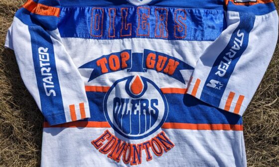 Let's go Oilers! Playoff jersey ready to go!