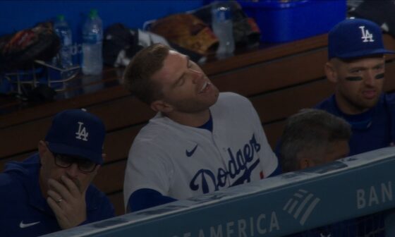 Me Watching the Dodgers Score More Than Two Runs