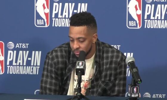 CJ McCollum: “We've got to be available. We've got to do what we need to do off the court in terms of preparation, in terms of getting treatment, in terms of getting the right sleep, the right type of hydration, having the right type of diet. Everything has to matter for everybody, one through 15."