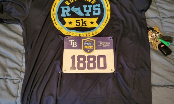All Ready for the 5k tomorrow