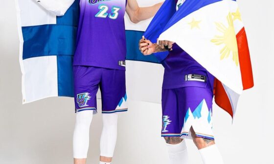 I'm a Filipino currently living in Helsinki Finland, I'm a Fan of your Basketball Team mainly because of these Two Guys. Whatever happens to JC in the next season, The Jazz will always be my favorite team to second to Gilas Pilipinas. See you all in the World cup!