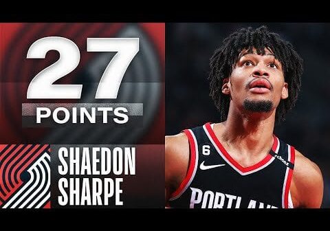 Shaedon: First Blazers Rookie To Have Three Consecutive 25+ Point Games