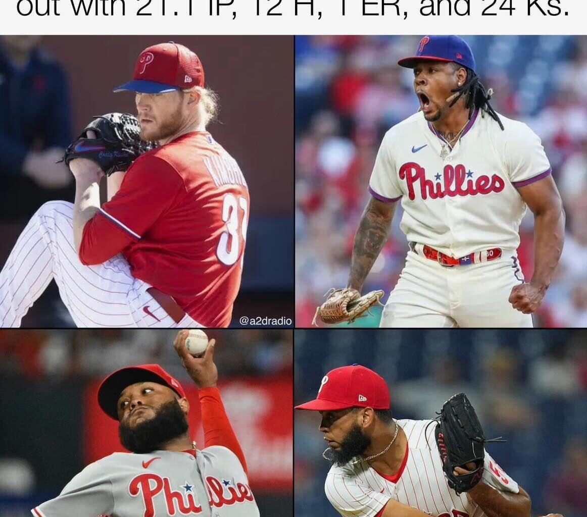 Bullpen is on fire 🔥 right now