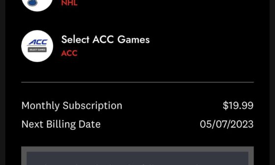 TIL: You can only cancel your Bally subscription on the same device you signed up for it on.