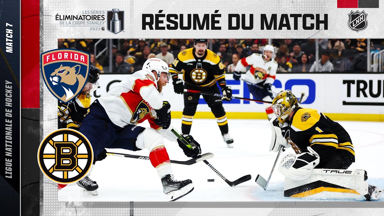 Faits saillants, match no 7 Panthers vs Bruins