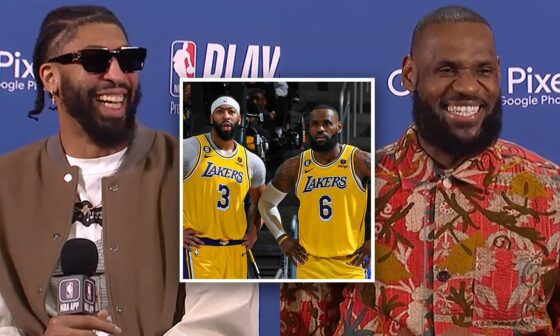Anthony Davis & LeBron James Full Press Conference Following Lakers Game 1 W! | May, 2, 2023