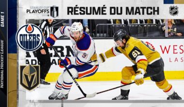 Faits saillants, match no 1 Golden Knights vs Oilers