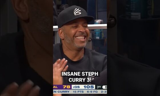 Steph Makes A RIDICULOUS 3 & Even Dell Curry Was Surprised! 🤣 | #Shorts